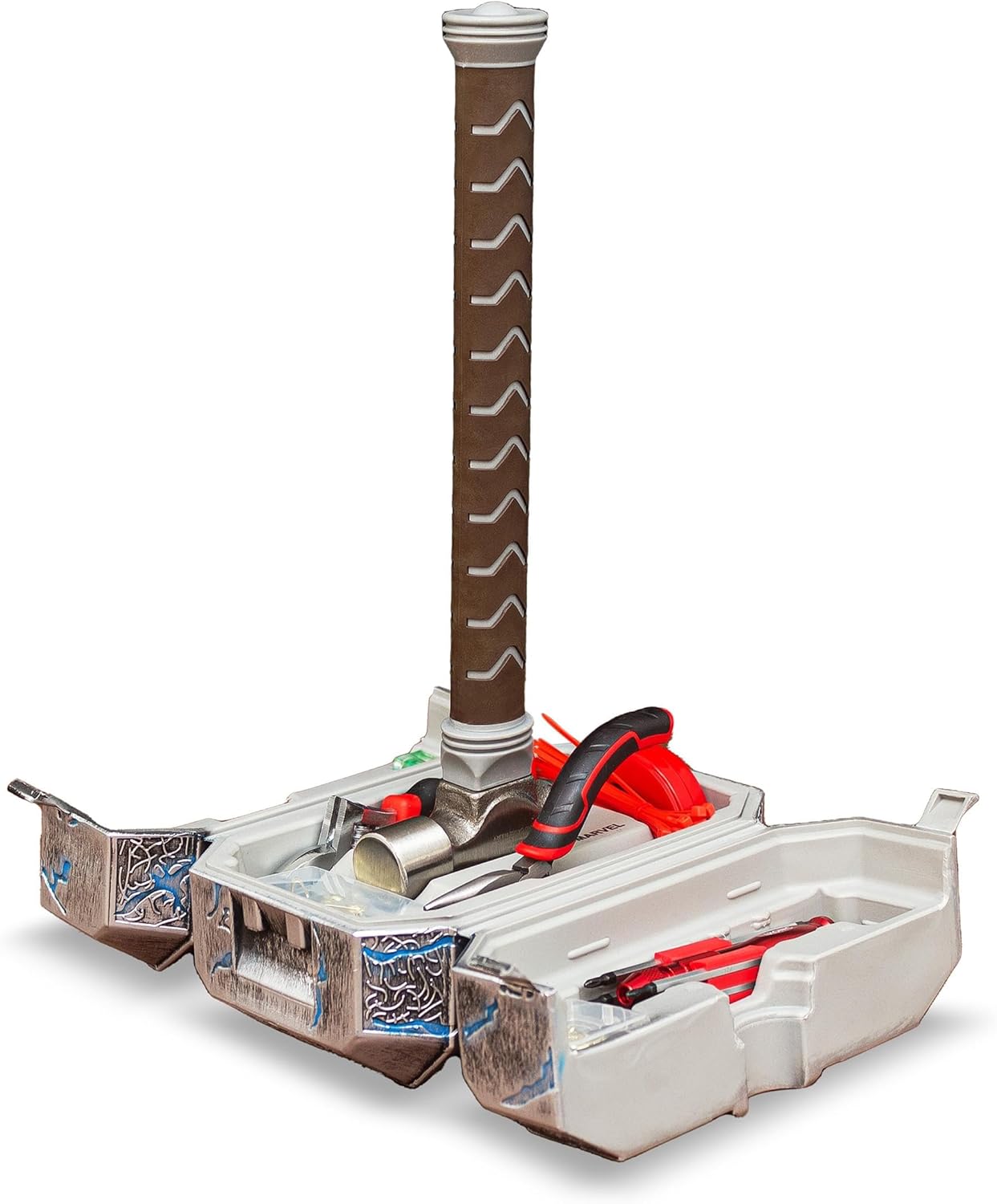 91-piece Mighty Thor Hammer Tool Set inspired by Mjolnir